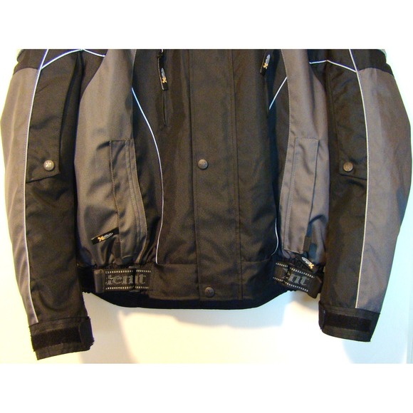 NEW! Xelement Motorcycle Jacket BIG & TALL Black/Gray Zip Out Liner SIZE 3XL  AC - Picture 8 of 15